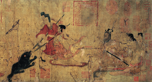 Pergamino de las admoniciones, China, confucianismo, siglo 4 DC