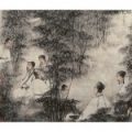 Los repensatorios confucianos: Fu Baoshi, Siete sabios del bosque de bambu